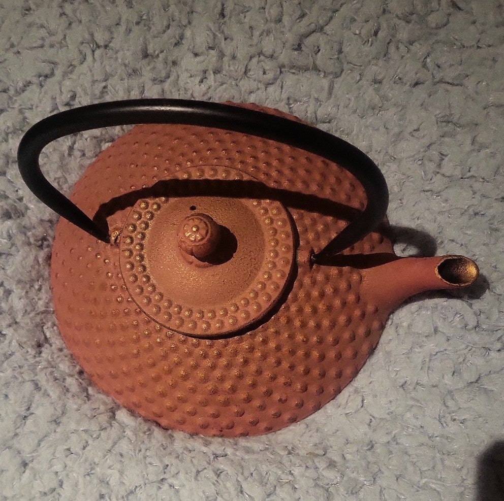 Red teapot