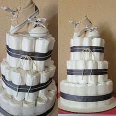 Gender Neutral Diaper Cake