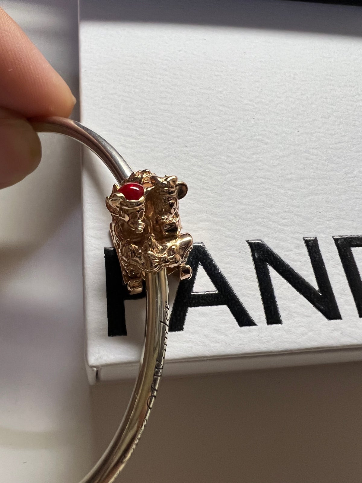 PANDORA Limited Edition Minnie and Mickey Christmas Sleigh Charm Rose Gold