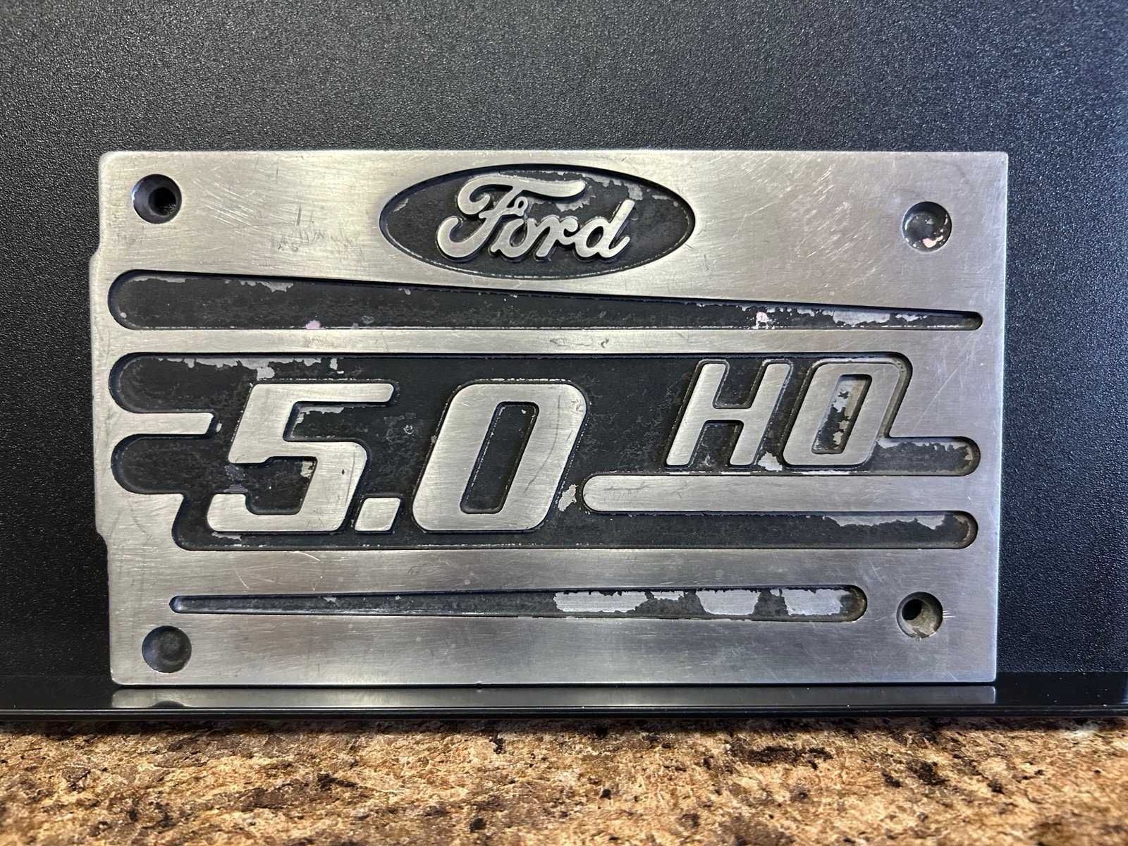 94 95 Ford Mustang GT 5.0 H.O Aluminum Intake Manifold Cover Plate OEM 302 5.0L