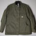 Women's Carhartt Jacket Green XL WC028 Double Zipper Lined Detroit Style Canvas