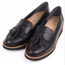 BARCLAY VITA NOVA Round Toe Loafers, Size 24.5 cm