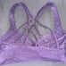 Bombshell Sportswear Angel Sports Bra in Violet Purple