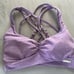 Bombshell Sportswear Angel Sports Bra in Violet Purple