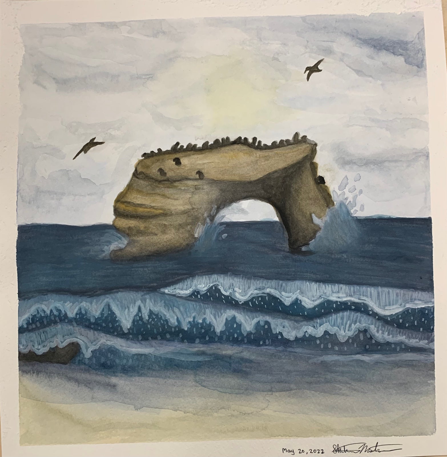 Watercolor painting