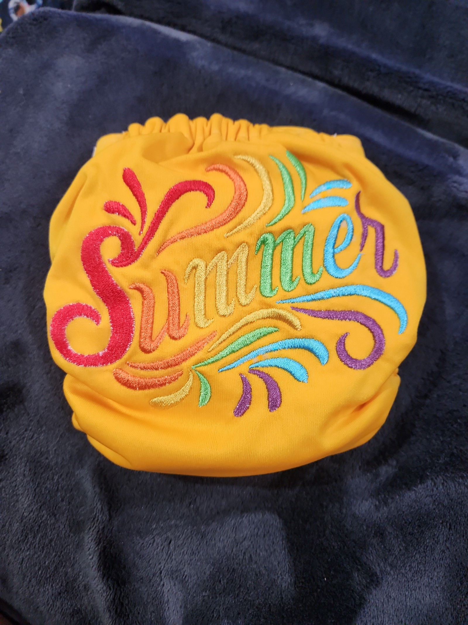Ten Tiny Toes Embroidered Summer Pocket Cloth Diaper