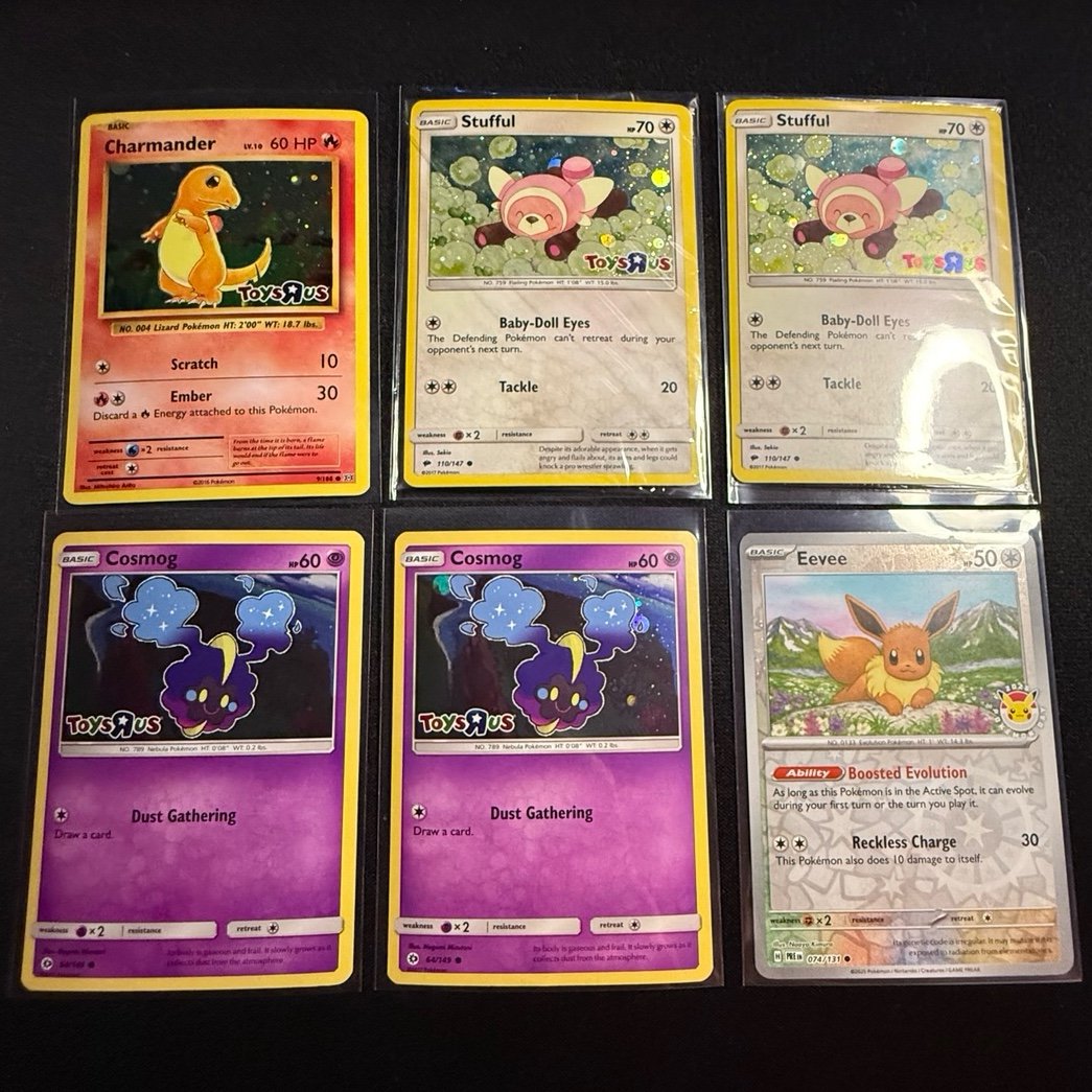 Pokemon TOYS R US promos + eevee promo ^-^