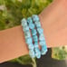 Larimar Crystal Stretch Bracelet (ONE)