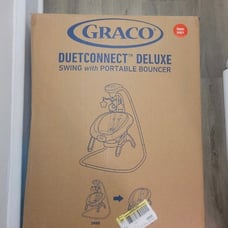 Graco duetconnect Deluxe baby swing with Portable Bouncer
