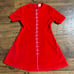 Ruth Of Carolina • Vintage • Velvet • Red • Girl’s Size 5 • Dress