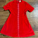 Ruth Of Carolina • Vintage • Velvet • Red • Girl’s Size 5 • Dress
