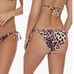 PQ SWIM Link Triangle Top & Rings Tie Bottom Bikini Set Leopard MEDIUM M/M 172