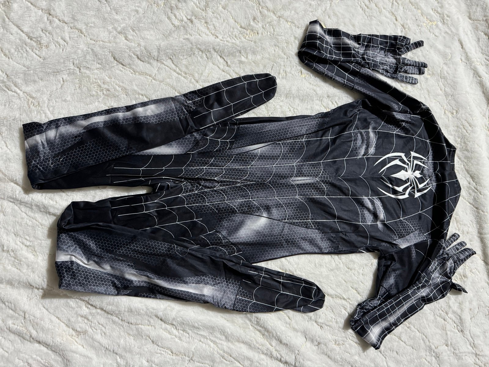 Superhero Cosplay Costume Stretch Breathable Halloween Costume Spiderwoman Sz S