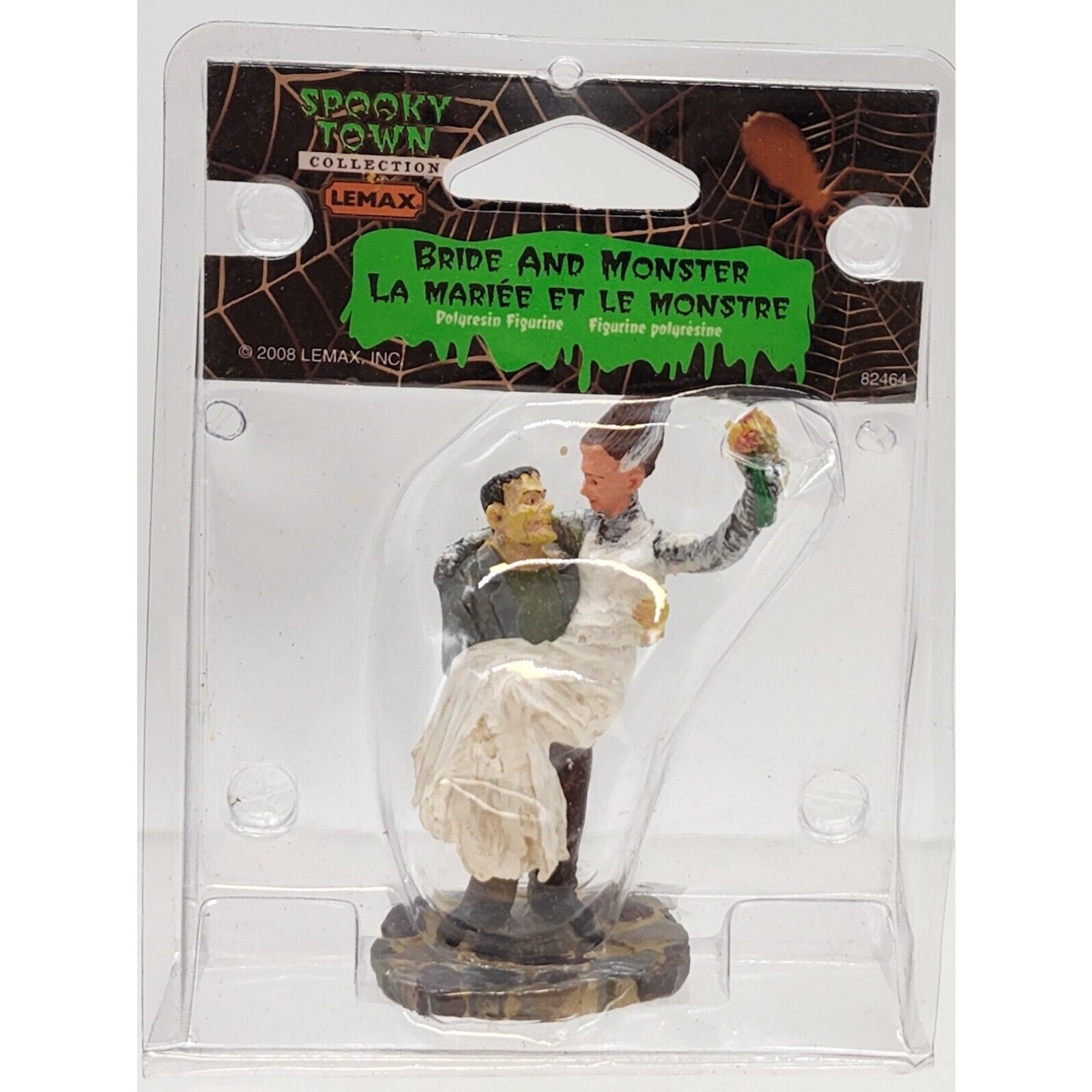 Lemax Spooky Town 2008 Bride And Monster Figure 82464 Retired