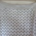 THEORY 295 Mini Skirt Open Stitch Knit Crochet Sz Med Lined Flirty Wht Coquette