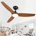 52 ceiling fan with light, remote, and timer