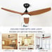 52 ceiling fan with light, remote, and timer