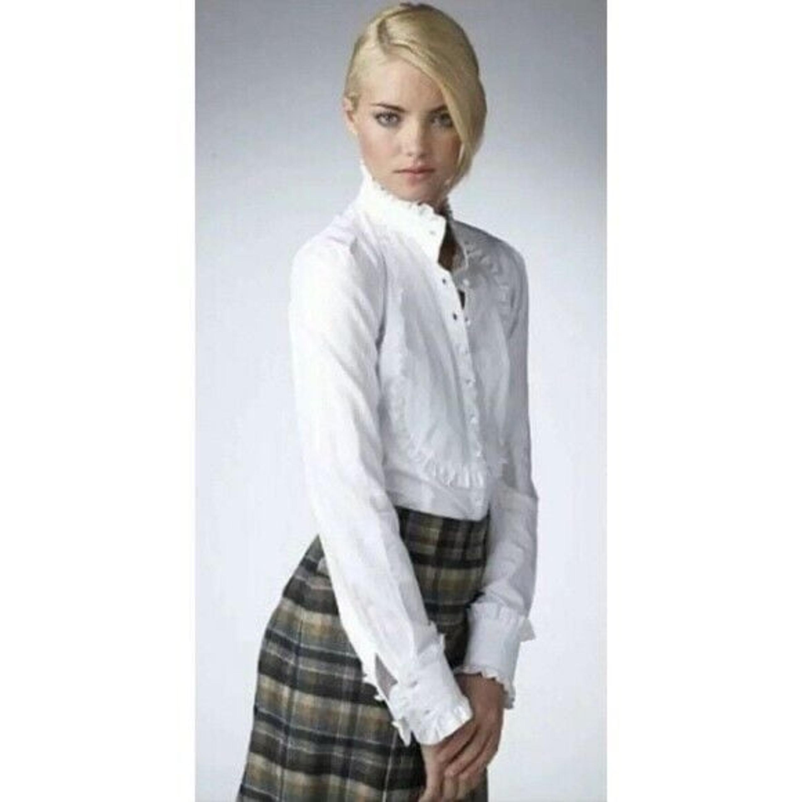 DVF plaid skirt