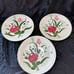 Vintage Blue Ridge Southern Pottery Bluebell Bouquet Dinner Plates 3