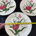 Vintage Blue Ridge Southern Pottery Bluebell Bouquet Dinner Plates 3