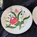 Vintage Blue Ridge Southern Pottery Bluebell Bouquet Dinner Plates 3
