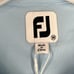 FootJoy Shirt Womens Medium Blue End on End Tour Performance Tech Golf Polo NBC