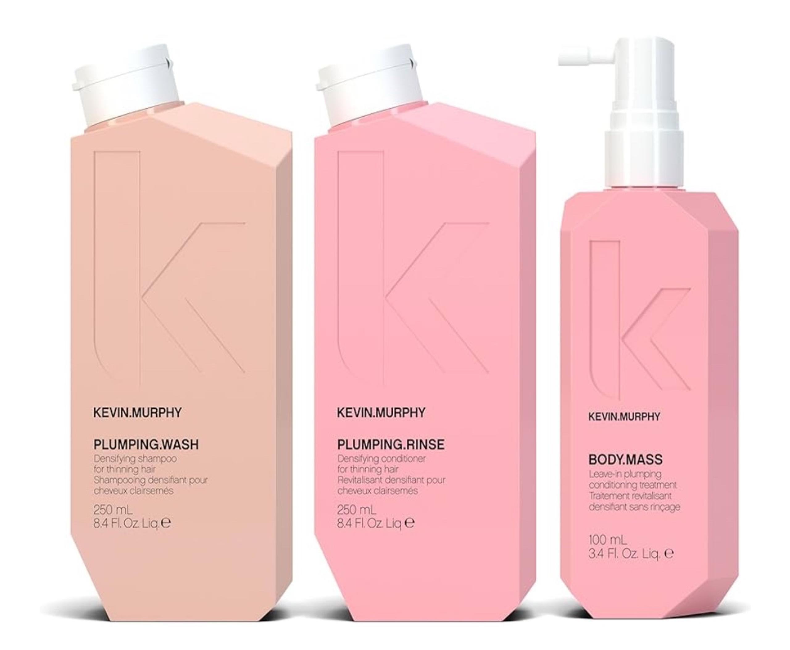 KEVIN.MURPHY PLUMPING.WASH, PLUMPING.RINSE & BODY.MASS 3 pk