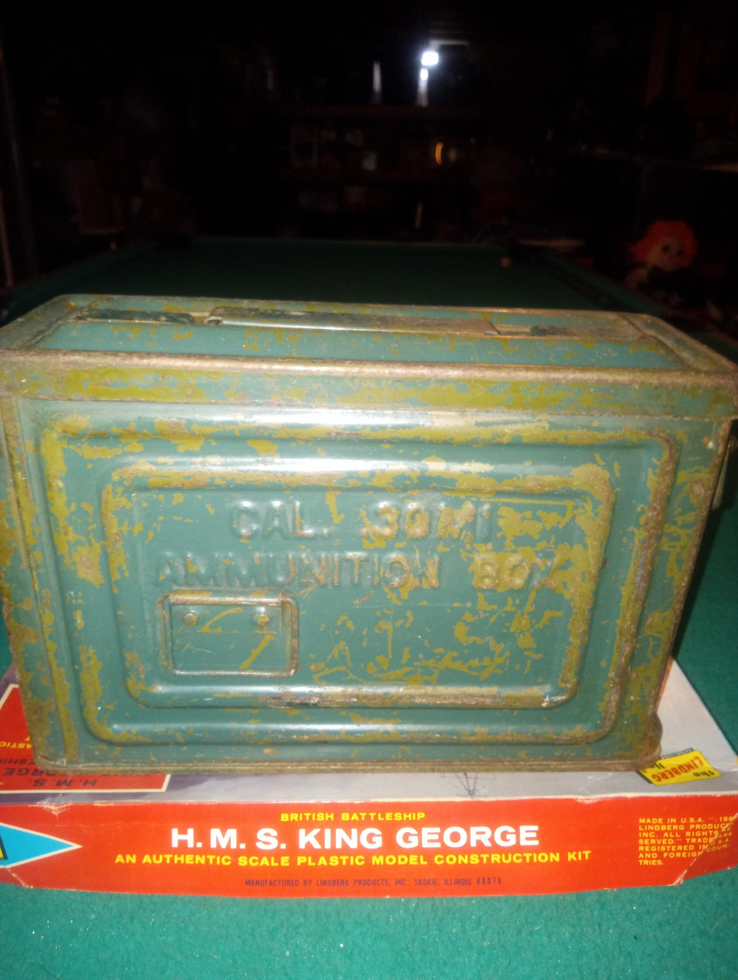 Vintage World War 11 (Two) Ammunition Box