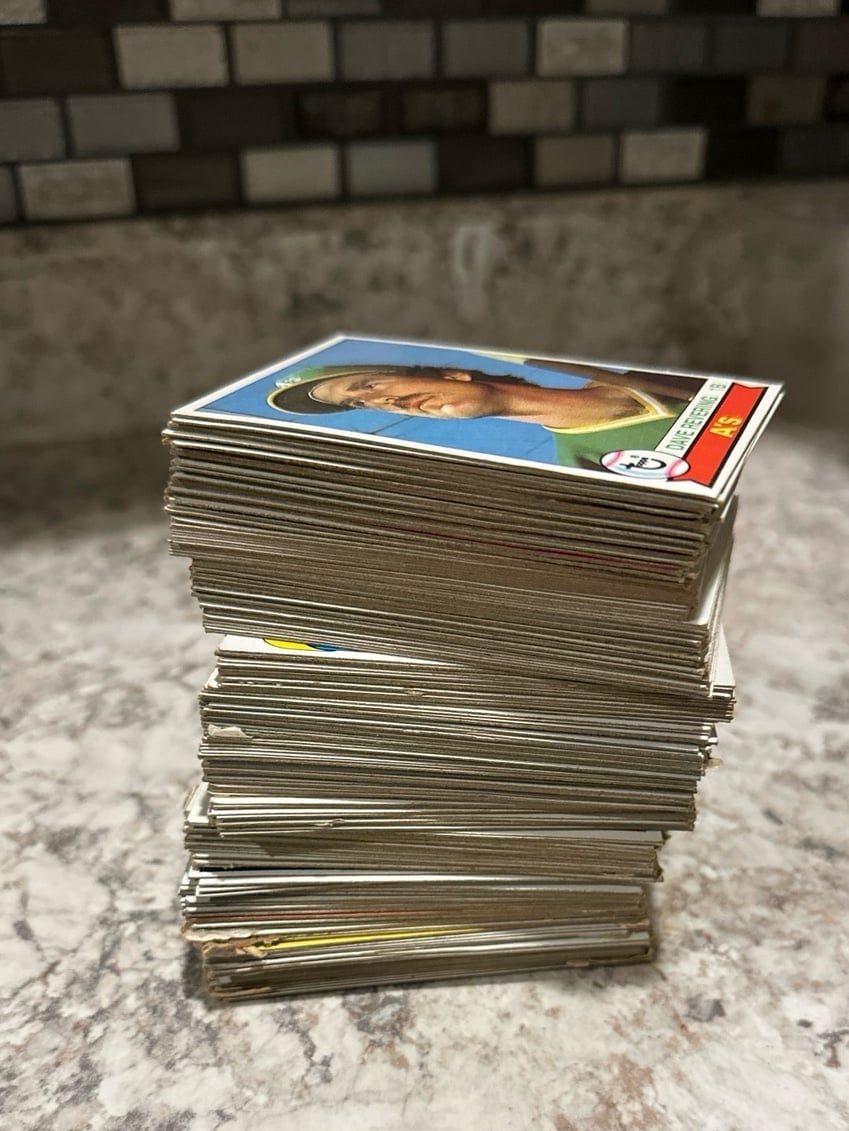 Over 200 1970s Baseball Cards - Sold As-Is
