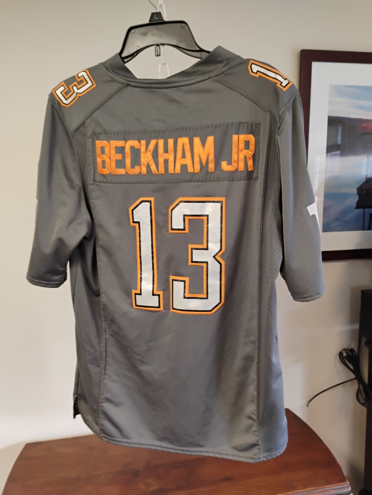 OBJ Browns Pro Bowl Jersey On Field Nike Jersey Odell Beckham Jr Grey Size 44