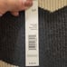 NEW SOFT Tahari Black Cream Turtleneck Chevron Sweater Sz Small Comfy Cozy