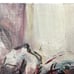Vintage Expressionist Figural Abstract Oil Painting MCM Mother Child Modern