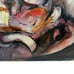 Vintage Expressionist Figural Abstract Oil Painting MCM Mother Child Modern
