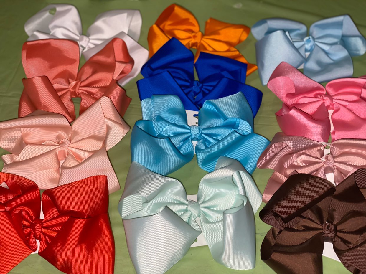 (12) large hair bow