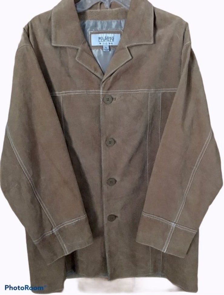Wilsons Mens Large Suede Leather Jacket