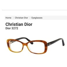 CHRISTIAN DIOR Glasses Frames CD3272 Eyeglasses Optical Havana Salmon Black