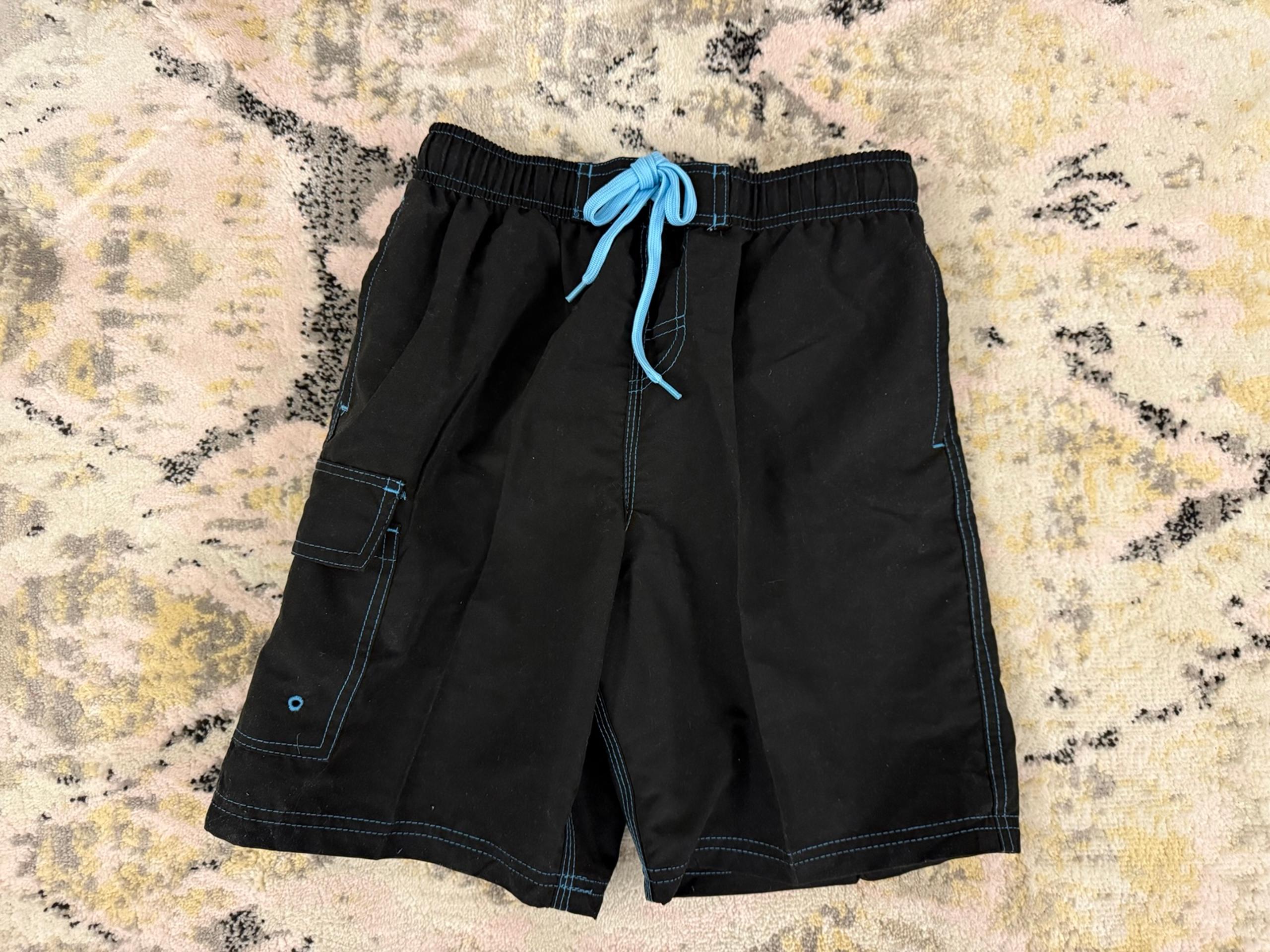 Boys Disney Size 8 Black Swim Trunks