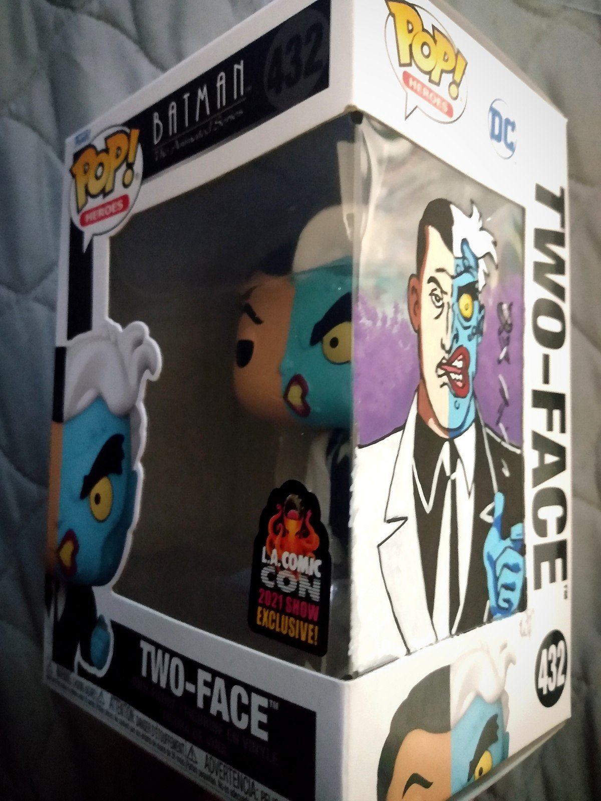 Funko Pop Two-Face with original art!