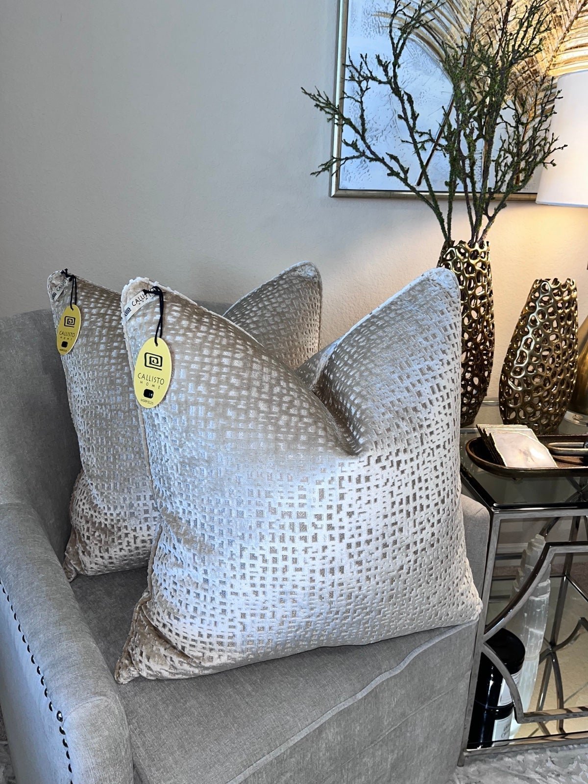 2-NWT CALLISTO HOME DECORATIVE PILLOWS