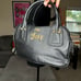 Vintage Juicy Couture Black Leather Mini Bag