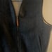 Vintage Woolrich Wool Gray Utility Vest | Flannel Lined Corduroy Collar B82
