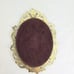 Vtg Victorian Brass Gold Tone Girl Praying Pictures Set Of 2 Bubble Glass 10