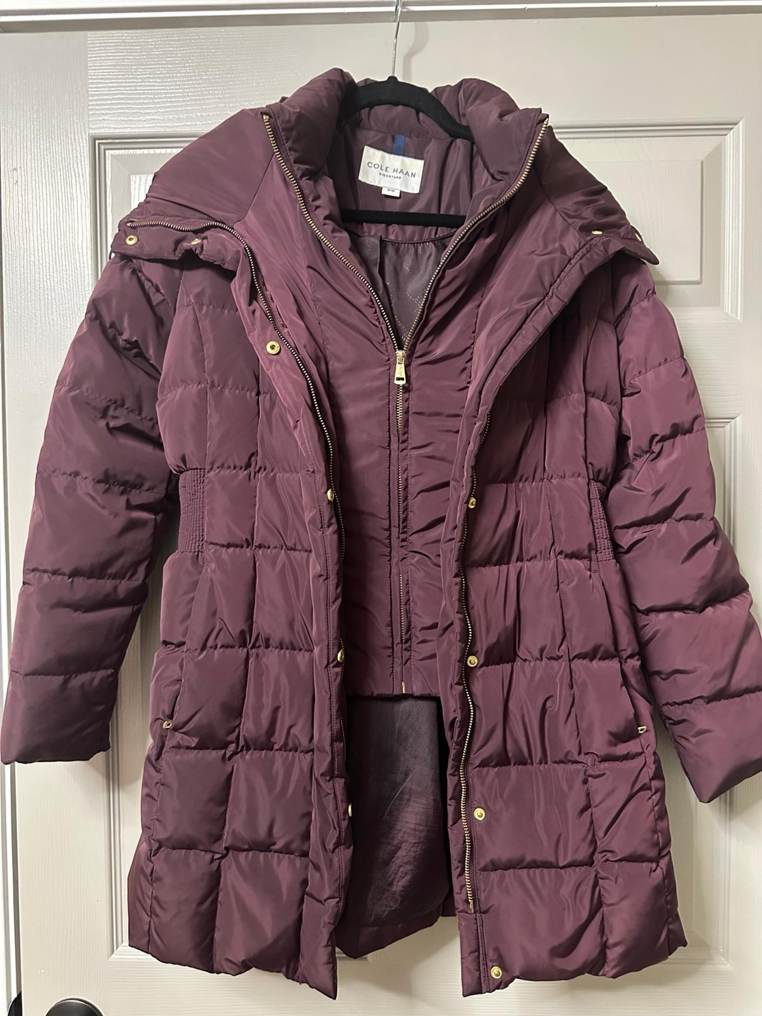 Cole Haan Women's Hooded Down Puffer Coat