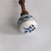 Meissen ~ Blue Onion Porcelain Pestle Muddler Morter 19th Century Germany