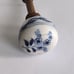 Meissen ~ Blue Onion Porcelain Pestle Muddler Morter 19th Century Germany