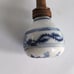 Meissen ~ Blue Onion Porcelain Pestle Muddler Morter 19th Century Germany