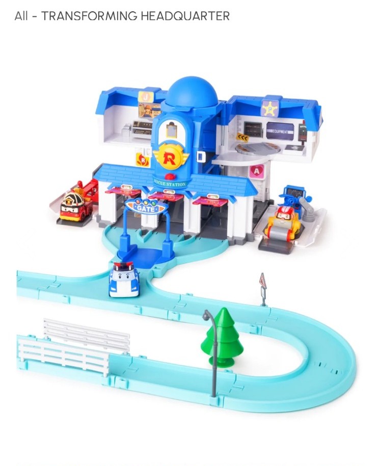 **New** Robocar Poli Transforming Headquarters