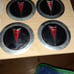 Pontiac 6000 wire hubcap emblems