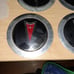Pontiac 6000 wire hubcap emblems