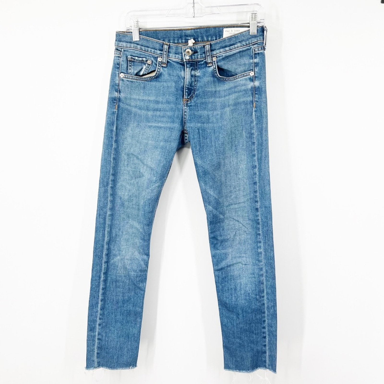 Rag & Bone Dre Capri Low-Rise Slim Boyfriend Jeans in Ambra